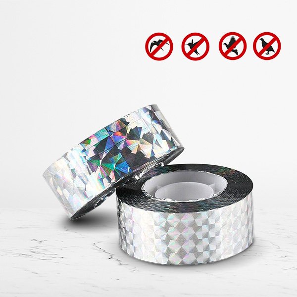 Cinta reflectante para ahuyentar aves